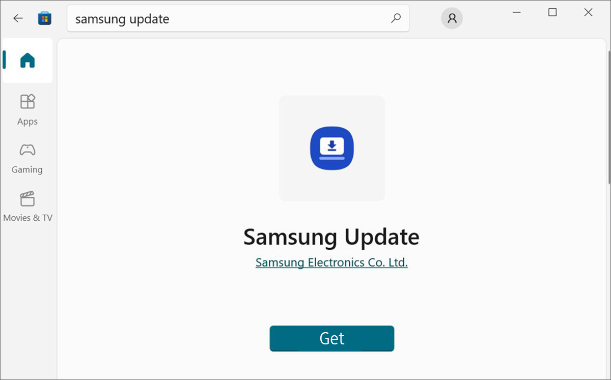 Samsung Update app guide Samsung Galaxy Book